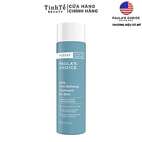 Dung Dịch Thu Nhỏ Lỗ Chân Lông 2% BHA Paula's Choice Resist Daily Pore Refining Treatment 2% BHA (88ml)