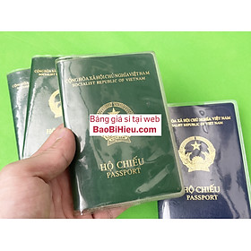 Vỏ Bọc Hộ Chiếu (Passport) Trong Suốt Có Khe Kẹp Vé Thẻ ATM Bền Bỉ Tiện Dụng