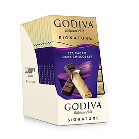 Chocolate Bars ngon nhất thế giới GODIVA Signature 72% Cacao Dark