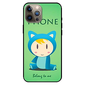 Ốp lưng dành cho Iphone 12 Promax mẫu Mèo Xanh