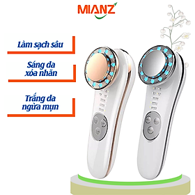 Máy massage mặt MIANZ nâng cơ điện di tinh chất mát xa mặt, làm sạch, trẻ hóa chăm sóc da mặt