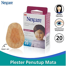 Băng Keo Dán Mắt Loại Dùng Cho Em Bé 62mm x 46mm 3M - Nexcare - 1537 (3g)