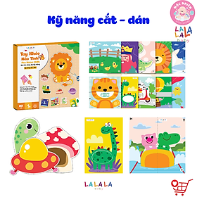 Bộ Đồ Chơi Giấy Thủ Công Lalala Baby Đa Kỹ Năng Cắt Dán - Tô Màu - Gấp Giấy Tay Khéo Não Tinh (Không bao gồm kéo + bút màu)