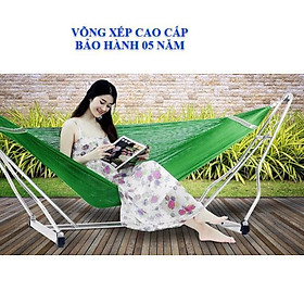 Mua Võng xếp inox vuông lưới võng lớn cán thép  bộ võng xếp inox bao gồm lưới võng
