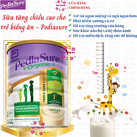 Sữa tăng chiều cao cho trẻ biếng ăn từ 1-10 tuổi Úc Pediasure Vanilla giúp phát triển cân đối chiều cao, cân nặng, trí não - QuaTangMe Extaste