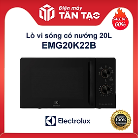 Mua Lò vi sóng có nướng Electrolux EMG20K22B 20 lít - Hàng Chính Hãng