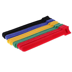 50Pcs  Reusable Fastening Cable Ties, 6-Inch  Cord Ties