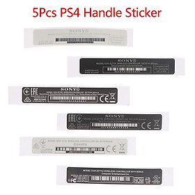 5PC mới cho PS4 Tay cầm bộ điều khiển Sticker Shelling Shell Slim Backer Sticker Lable Con dấu Tay cầm Barcode Sticker