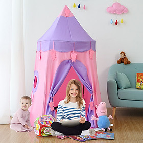 Lều Cho Bé Vui Chơi - Lều Công Chúa Hoàng Tử Cho Bé Mẫu Mới Có Thể Gấp Gọn Tiện Lợi