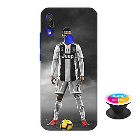 Ốp lưng nhựa dẻo dành cho Xiaomi Redmi Note 7 in hình Ngôi Sao Bóng Đá - Tặng Popsocket in logo iCase - Hàng Chính Hãng