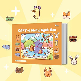 Sách Tô Màu - Capy Và Những Người Bạn - Megabook