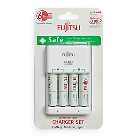 Mua Máy Sạc Pin Fujitsu - FCT 345FXEST(B) - 6hr - 4xAA 2000mAh - Hàng Nhập Khẩu Chính Hãng