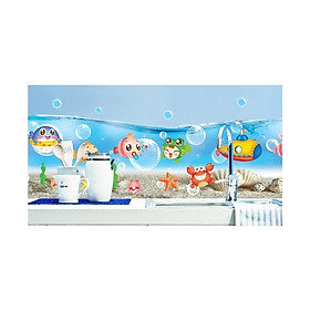 Decal dán tường Chân tường đại dương CT22