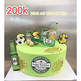 Mua Bánh Sinh Nhật Mô Hình - Chai rượu