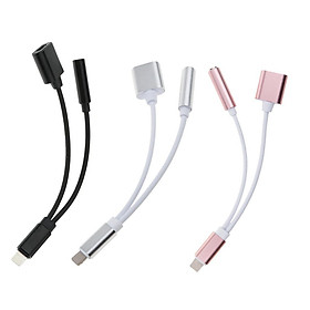 3 Pieces 3.5mm Headphone Audio Adapter Charger Cable For  7 8 Plus X