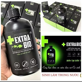 1 CHAI MEN VI SINH XTRA BOI XỬ LÝ LÀM TRONG NƯỚC KHỬ MÙI DIỆT KHUẨN LÀM SẠCH NƯỚC HỒ CÁ CẢNH 