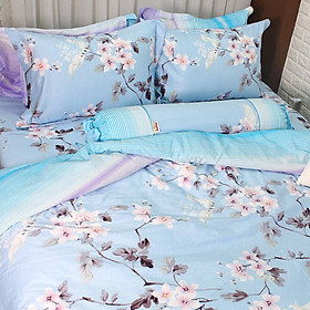 Bộ chăn ga gối 5 món cotton Hàn Julia 254BG18