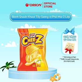 Bánh Snack ORION Khoai Tây Swing vị Phô Mai 2 Lớp 95g