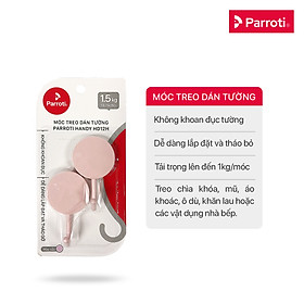 Mua Móc treo dán tường đa năng  bộ 2 chiếc  treo chìa khóa  đồ dùng nhà bếp  vật dụng nhà tắm - Parroti Handy HD12