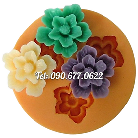 Mua Khuôn silicone làm rau câu 3 hoa - Mã số 1156