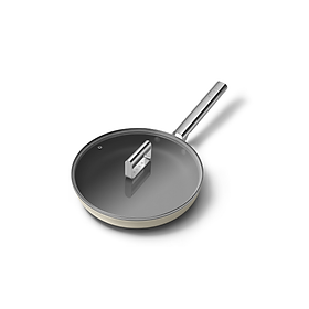 Chảo rán SMEG FPF2002CRM 20cm màu kem hàng chính hãng