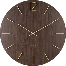 Mua Đồng hồ gỗ treo tường chất liệu gỗ mdf máy kim trôi thiết kế in theo yêu cầu decor trang trí nhà và quán cafe