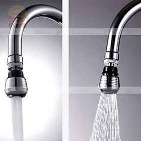 Mua Đầu vòi tăng áp 2 chế độ vòi sen và rửa bát tiết kiệm nước bồn rửa chén đầu xoay 360 độ 3in1