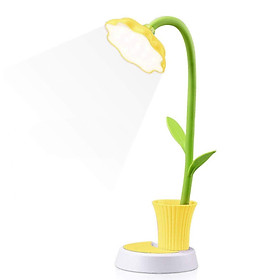 Đèn văn phòng cho trẻ em, đèn bàn sạc sáng tạo LED Bảo vệ mắt của đèn bàn Tap với đèn ngủ của Tactile với cường độ thay đổi với giá đỡ Stylo