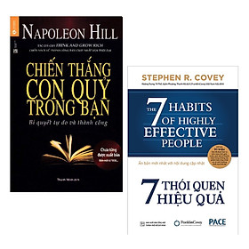 Combo 2 Cuốn Sách Tư Duy - Kỹ Năng Sống Làm Thay Đổi Cuộc Đời Bạn: 7 Thói Quen Hiệu Quả (Tái Bản) + Chiến Thắng Con Quỷ Trong Bạn / Tặng Kèm Bookmark Happy Life
