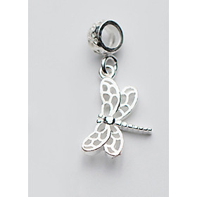 Charm bạc chuồn chuồn gắn trụ treo  - Ngọc Quý Gemstones