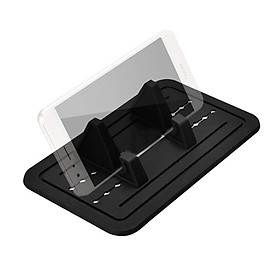 Car Silicone Pads Car Pad Holder Cell Phone Mount Cradle Dock for Smartphones, GPS, Glasses