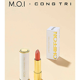 MÀU SON THỎI M.O.I x CÔNG TRÍ NO4 CHIFFON