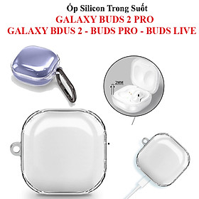 Mua Ốp Silicon trong suốt bảo vệ tai nghe Galaxy Buds 2 Pro/Buds Pro/Buds2/Buds