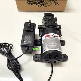 Mua Máy bơm đơn tăng áp 12v kèm nguồn . Dùng phun thuốc  phun sương  tưới cây - Bảo hành máy bơm