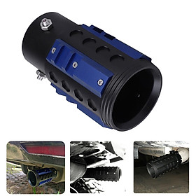 Rear Tail Throat 38-63mm Universal Exhaust Tip Muffler Pipe Rear Tail Throat Straight Pipe Car Modification