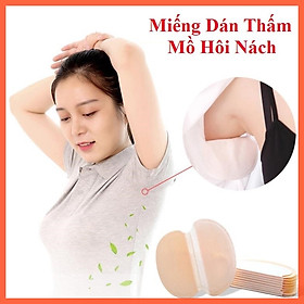 Sét 10 miếng dán thấm hút mồ hôi vùng da dưới cánh tay giúp thoáng khí khử mùi an toàn và tiện lợi 