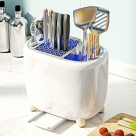 Mua Máy sấy khử trùng khử mùi  diệt khuẩn dao đũa bằng tia UV sấy khô Kệ đựng dao đũa thìa