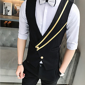 Áo Gile, Áo Gile nam thiết kế với điểm nhấn nổi bật tạo nên vẻ sang trọng,hàng thiết kê cao cấp H54