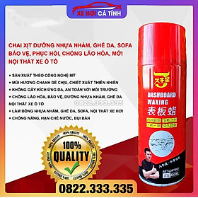 Dung Dịch Dưỡng, Phục Hồi Nhựa Nhám, Làm Đen nhựa nhám, Làm Mới Ghế Da DASHBOARD WAXING 450ml