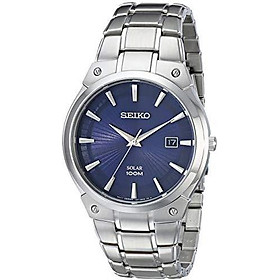 Mua Seiko Men's SNE323 Dress Solar Analog Display Japanese Quartz Silver  Watch tại Global Ecom