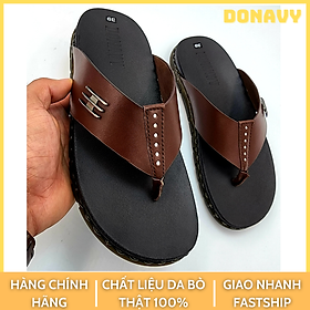 DÉP KẸP NAM DA BÒ THẬT 100% DONAVY,-KIỂU KHÓA DOCTOR HỢP THỜI TRANG MAY QUAI VÀ ĐẾ RẤT CHẮC CHẮN DKKDT