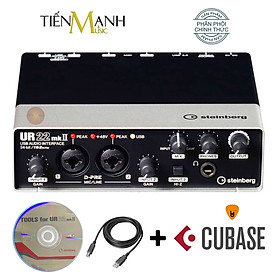 Mua Soundcard Steinberg UR22 MK2 - Sound Card Bộ Thu Âm Thanh và Livestream MK-II  Audio Interface MKII Hàng Chính Hãng - Kèm Móng Gẩy DreamMaker