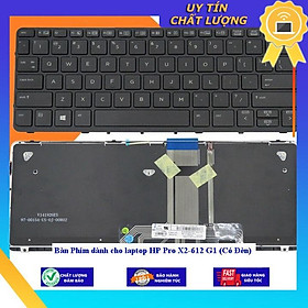 Bàn Phím dùng cho laptop HP Pro X2-612 G1 (Có Đèn) - Hàng Nhập Khẩu New Seal