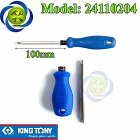 Mua Tua Vít 2 đầu dẹp và bake Kingtony 24110204 PH2X100mm cán nhựa màu xanh