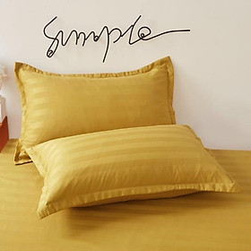 Mua Vỏ Gối Nằm Cotton 3F (01 cái)  Vải mềm   mịn đúng tiêu chuẩn khách sạn