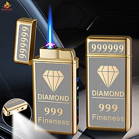 Mua Hột quẹt bật lửa độc lạ 2 chế độ lửa vừa gas vừa điện plasma 4 tia sạc pin