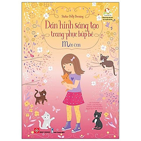 Sticker dolly dressing - dán hình sáng tạo trang phục búp bê - mèo con