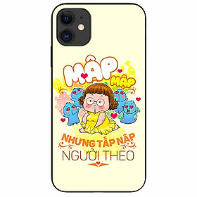 Ốp lưng in cho Iphone 11 Mẫu Mập Tấp Người Theo Nữ