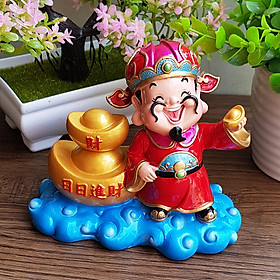Tượng chibi Thần Tài 10cm bằng sứ đặc ruột cao cấp