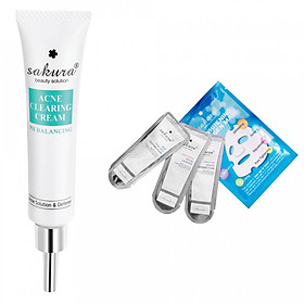 Kem Trị Mụn Sakura Acne Clearing Cream (25g)